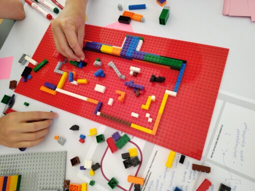 Im Rahmen des EU Projektes RURALL gestaltete Marie-Theres im Auftrag des Zentrum für soziale Innovation (ZSI) einen Design-Thinking-Sprint in der Gemeinde Eberau (Burgenland).