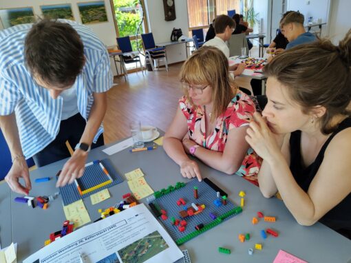 Im Rahmen des EU Projektes RURALL gestaltete Marie-Theres im Auftrag des Zentrum für soziale Innovation (ZSI) einen Design-Thinking-Sprint in der Gemeinde Eberau (Burgenland).