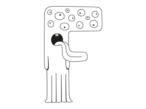 Schreibkraft Illustration
